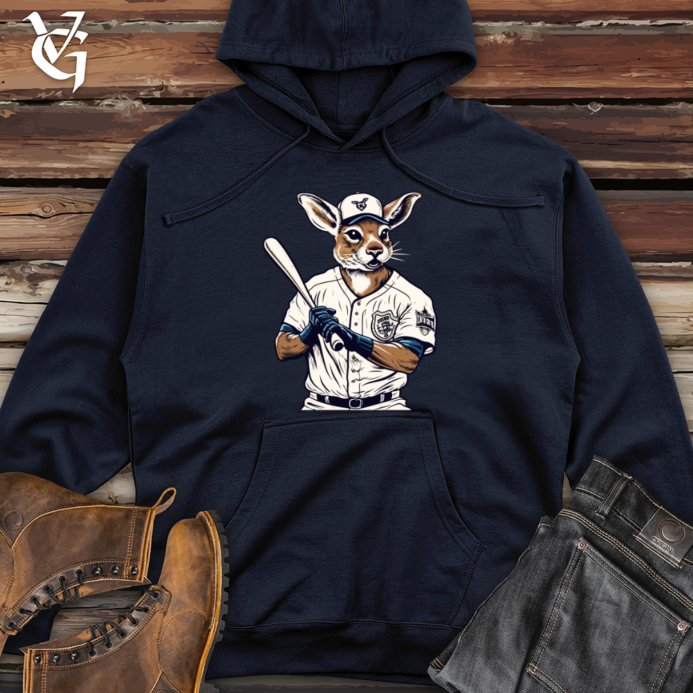 Viking Goods Vintage Slugger Midweight Hooded Sweatshirt Classic Navy / L