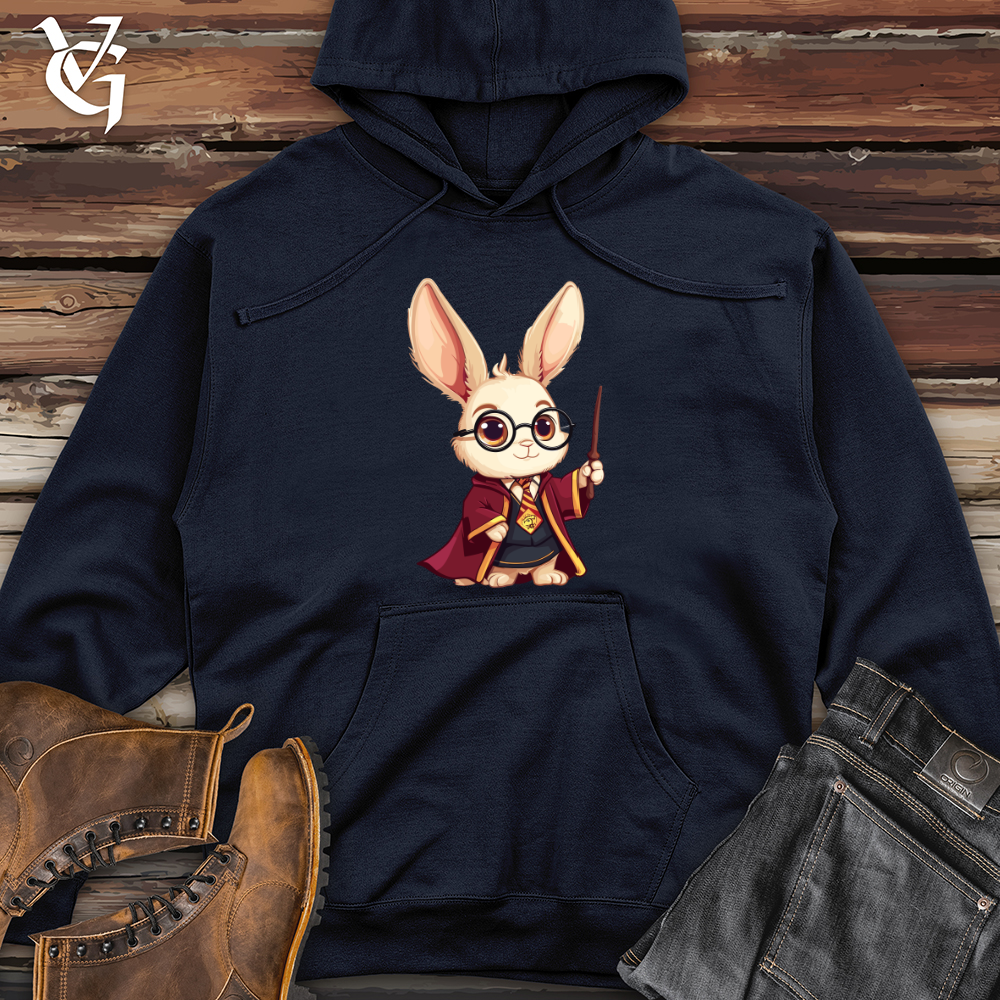 Viking Goods Wizard Bunny Charm Midweight Hooded Sweatshirt Classic Navy / L