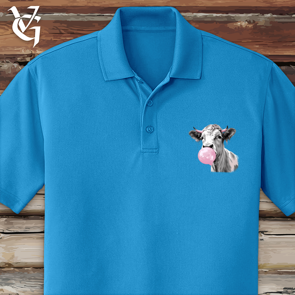 Viking Goods Cow Gum Polo Coastal Blue / L