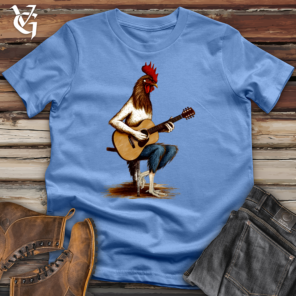 Viking Goods Chicken Guitarist Cotton Tee Columbia Blue / L