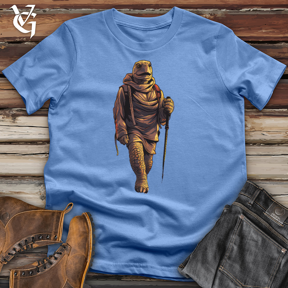 Viking Goods Hiking Nomad Turtle Cotton Tee Columbia Blue / L