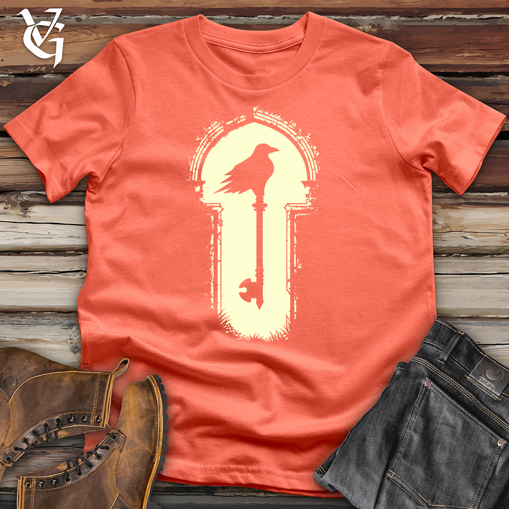 Viking Goods Key Player Raven Cotton Tee Coral / L