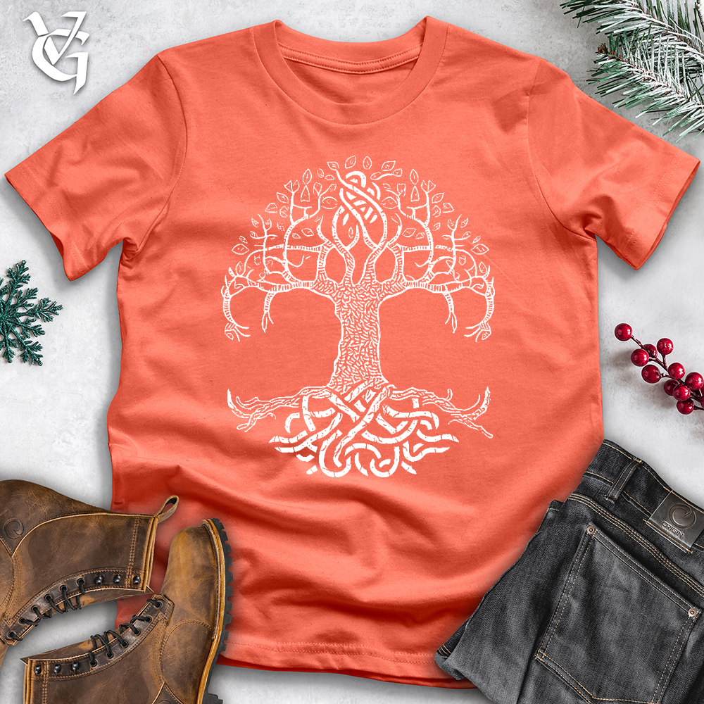 Viking Goods Life of Tree Vintage Cotton Tee Coral / L
