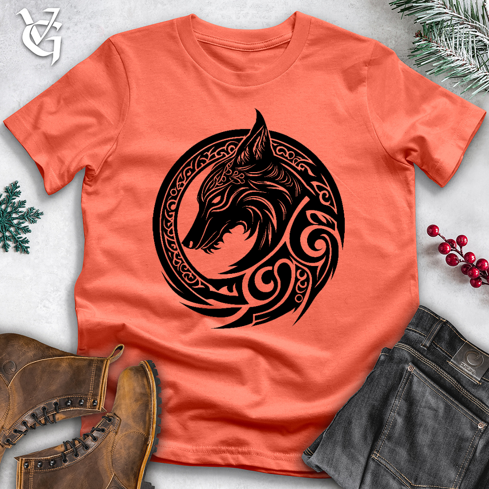 Viking Goods Master Wolf Cotton Tee Coral / L