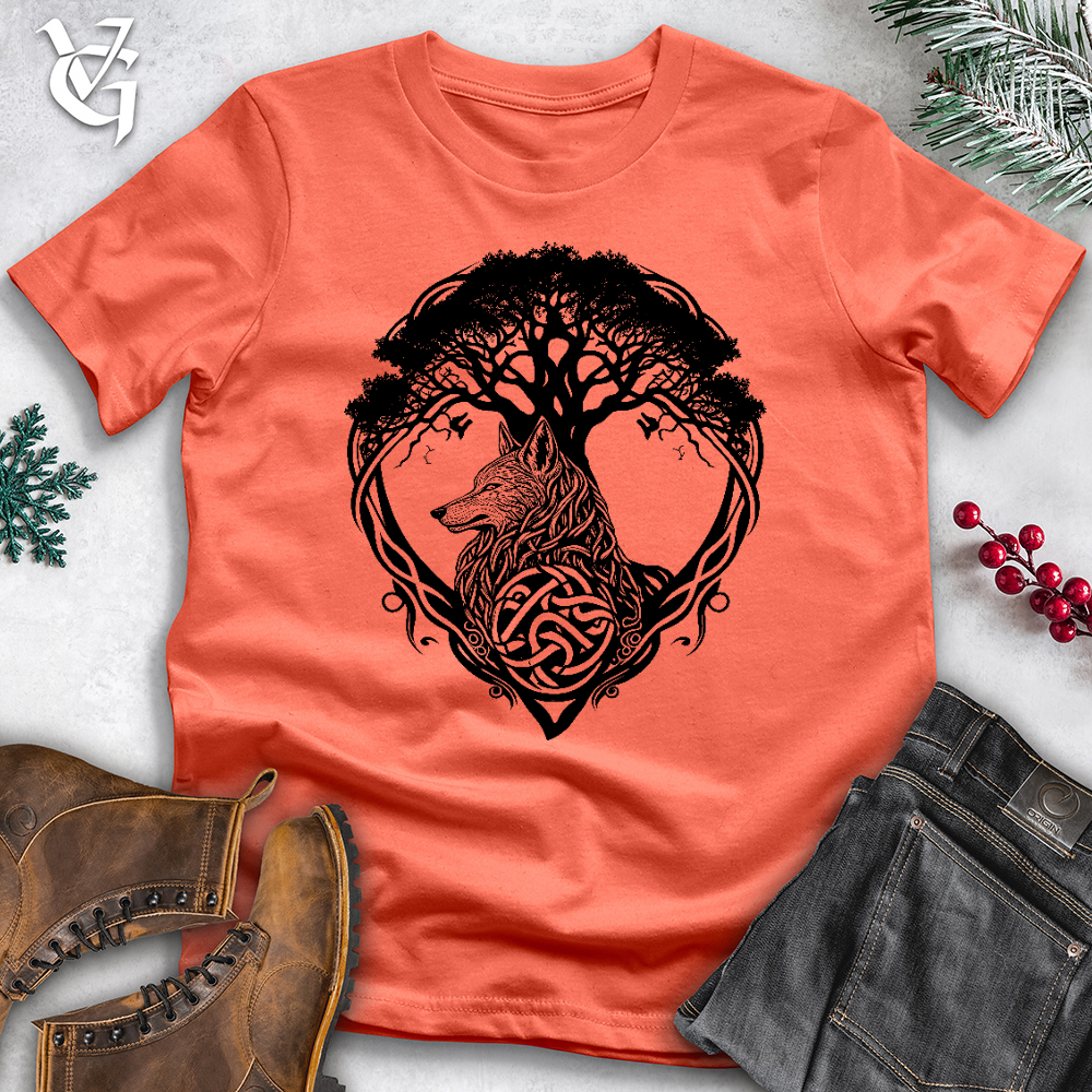 Viking Goods Protector Of The Forest Cotton Tee Coral / L