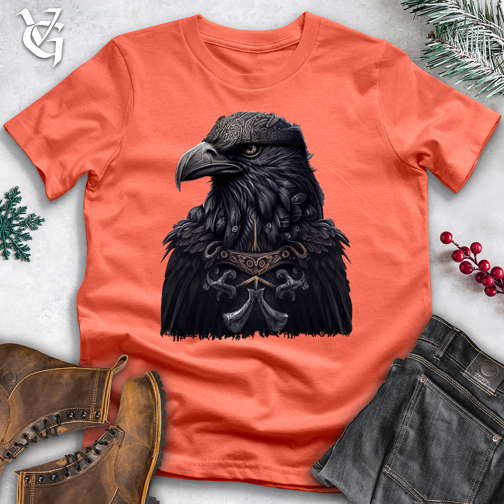 Viking Goods Viking Odin's Raven Cotton Tee Coral / L
