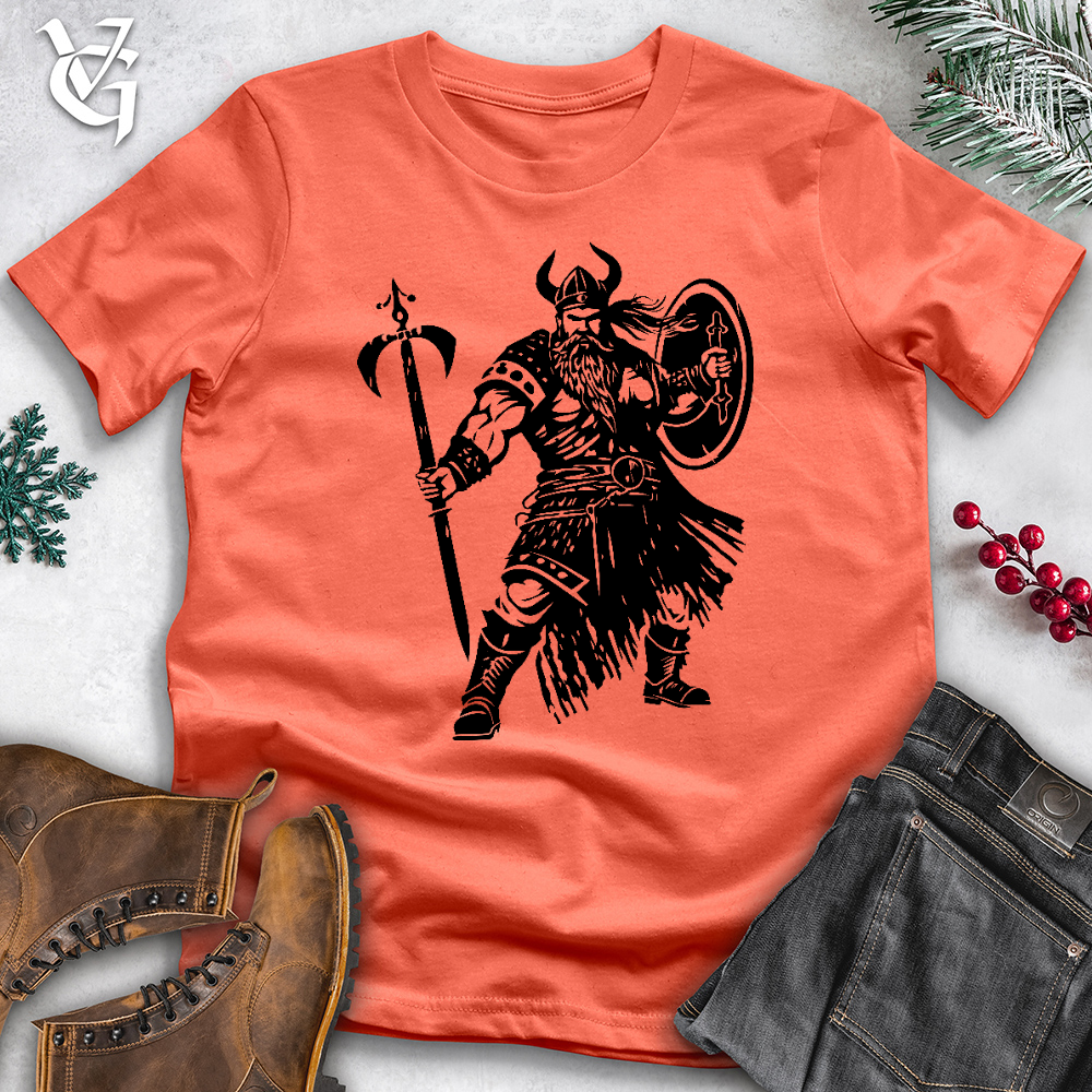 Viking Goods Viking Warrior Cotton Tee Coral / L