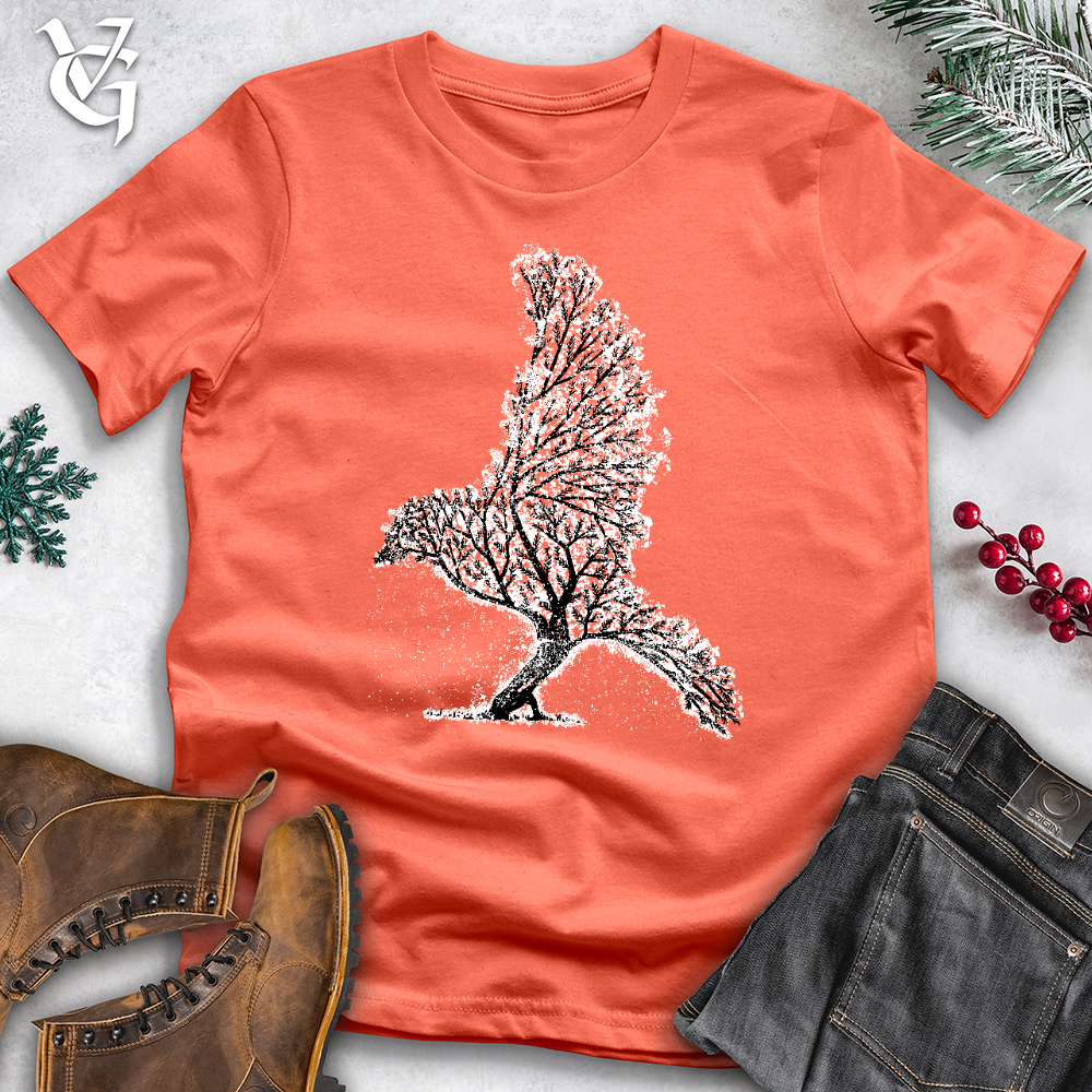 Viking Goods Winter Treeven Cotton Tee Coral / L