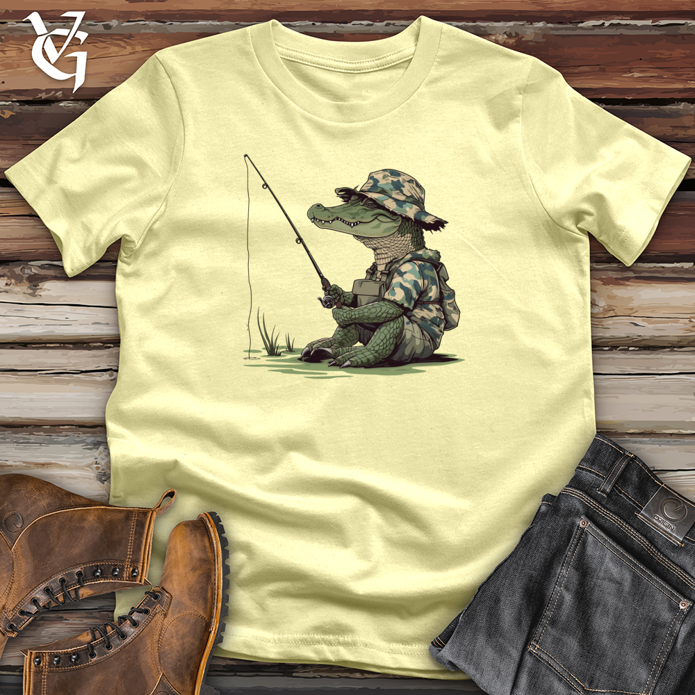 Viking Goods Alligator Angler Adventure Softstyle Tee White / L
