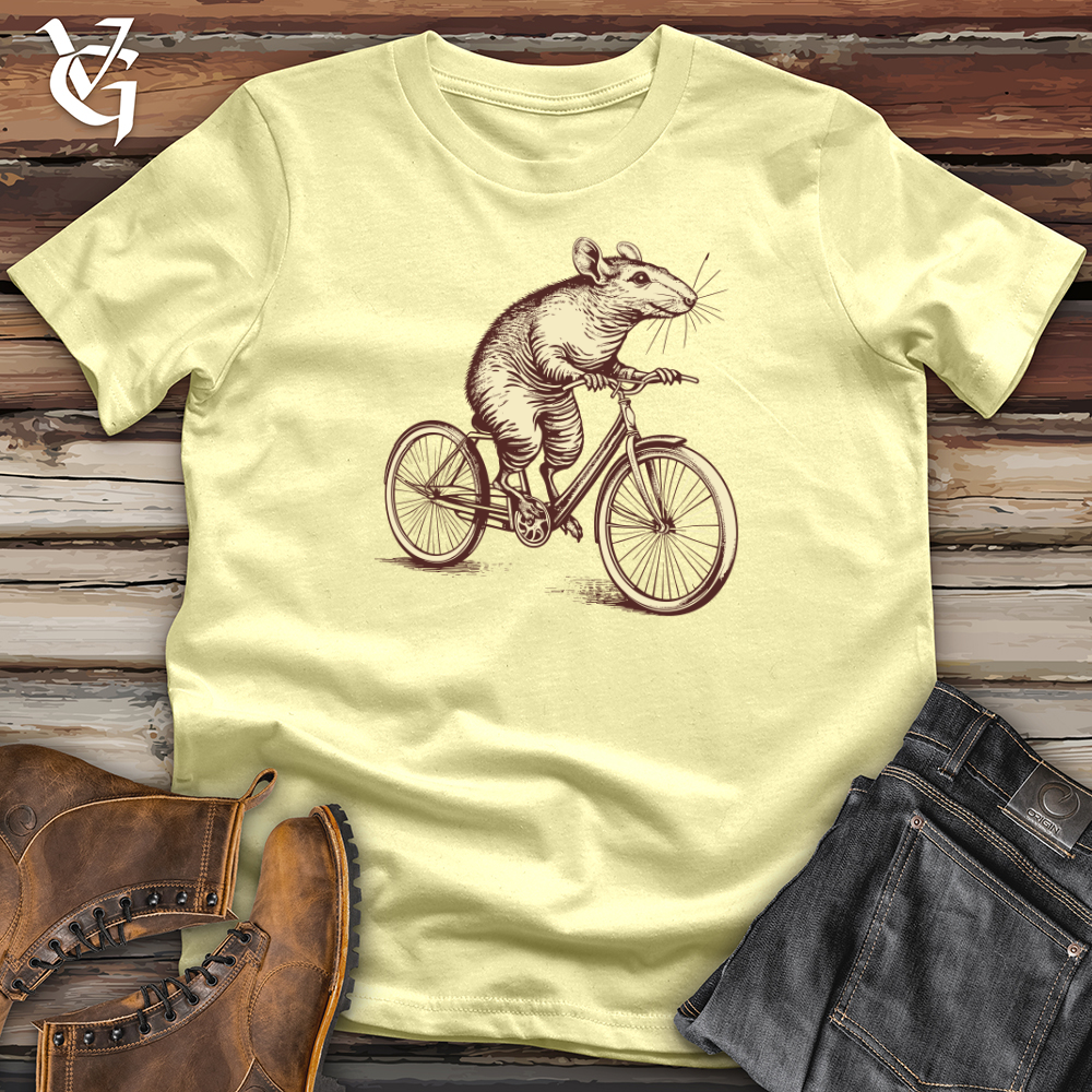 Viking Goods Armadillo Pedal Power Adventure Softstyle Tee Cornsilk / L