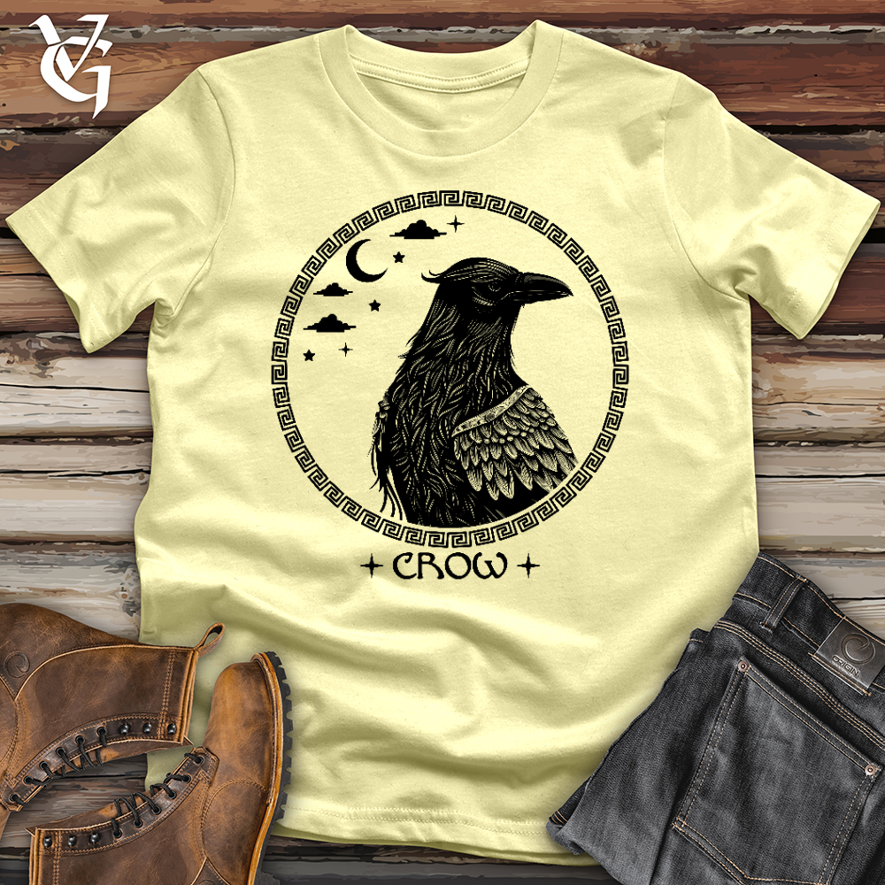 Viking Goods Cosmic Crow Softstyle Tee Cornsilk / L