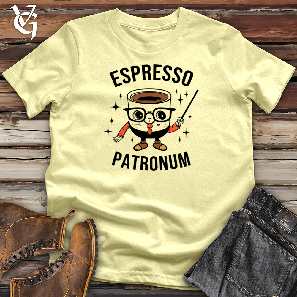 Viking Goods Espresso Patronum Softstyle Tee Cornsilk / L