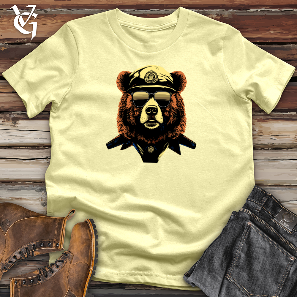 Viking Goods Law Enforcement Bear Watch Softstyle Tee Military Green / L