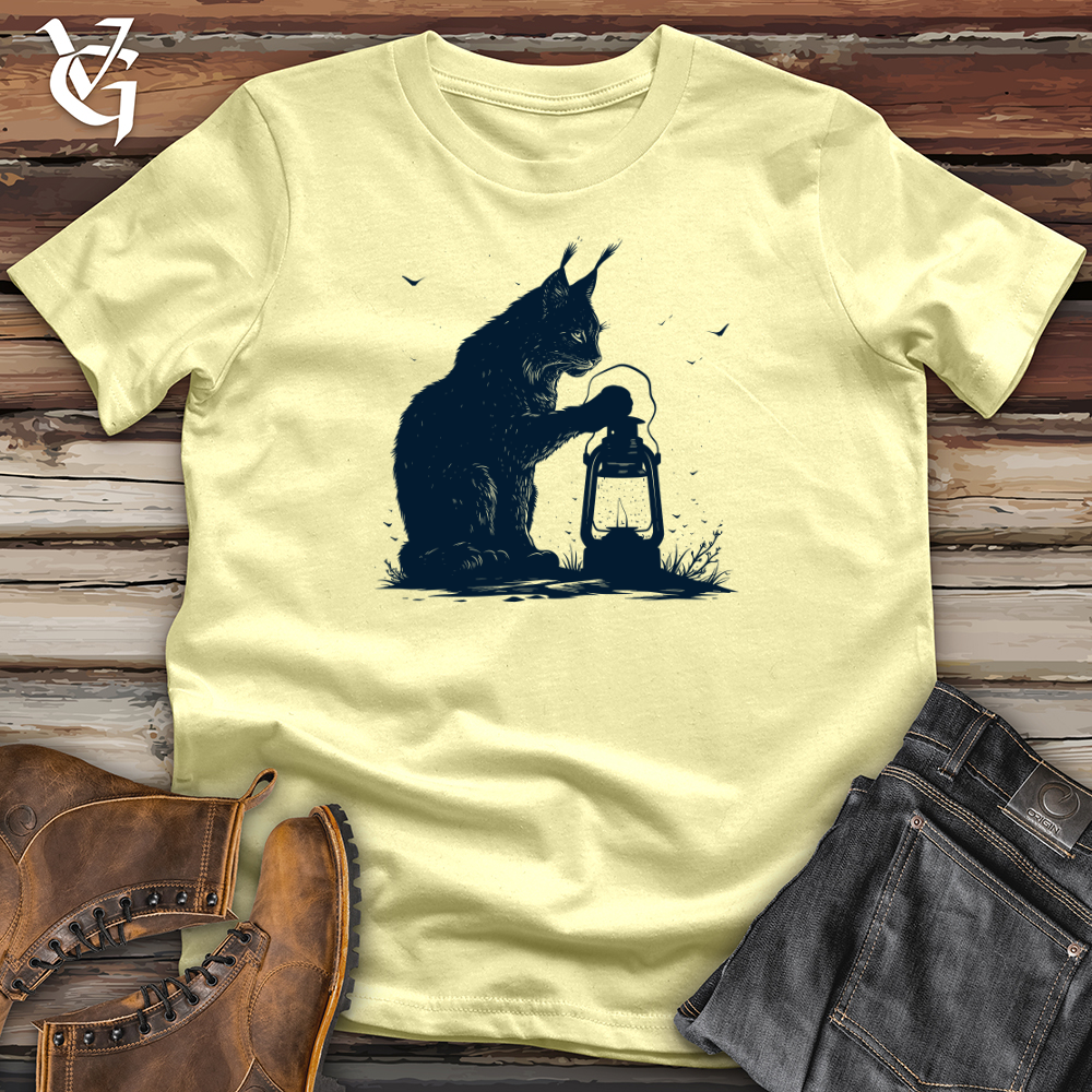 Viking Goods Lynx Lantern Guardian Softstyle Tee Cornsilk / L