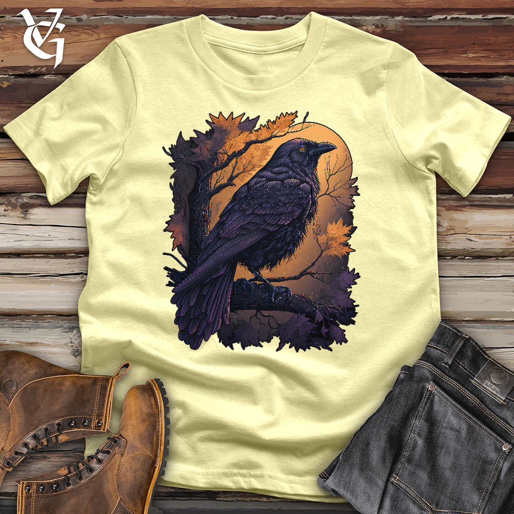 Viking Goods Raven of the Seasons Softstyle Tee Cornsilk / L