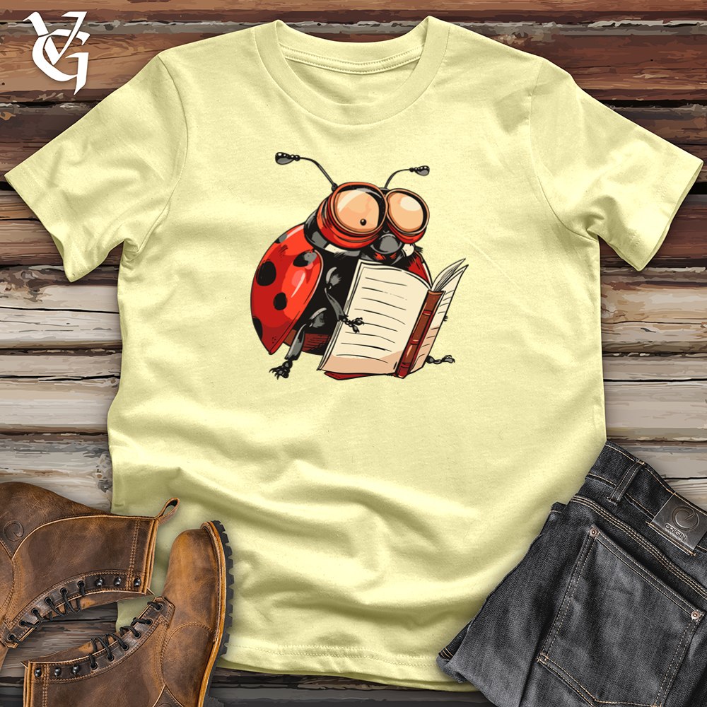 Viking Goods Scholarly Ladybug Softstyle Tee Cornsilk / L