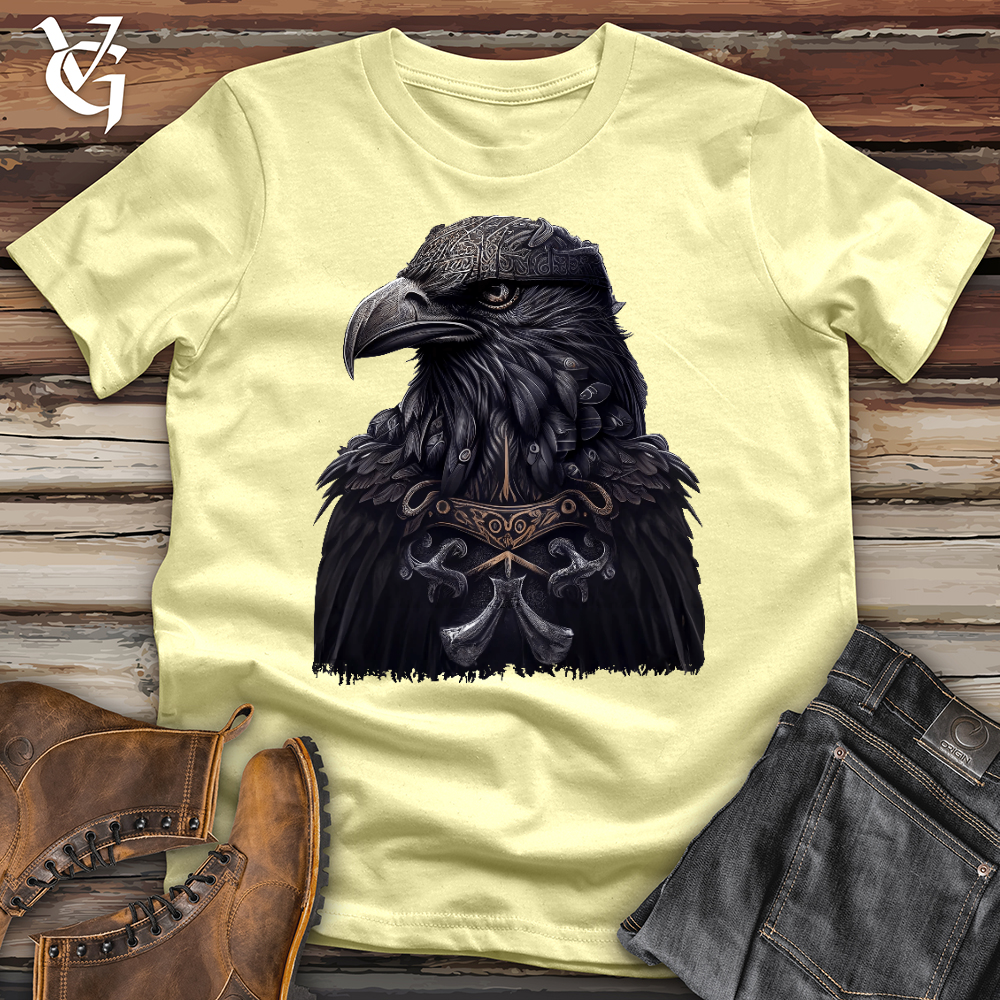 Viking Goods Viking Odin's Raven Softstyle Tee Cornsilk / L