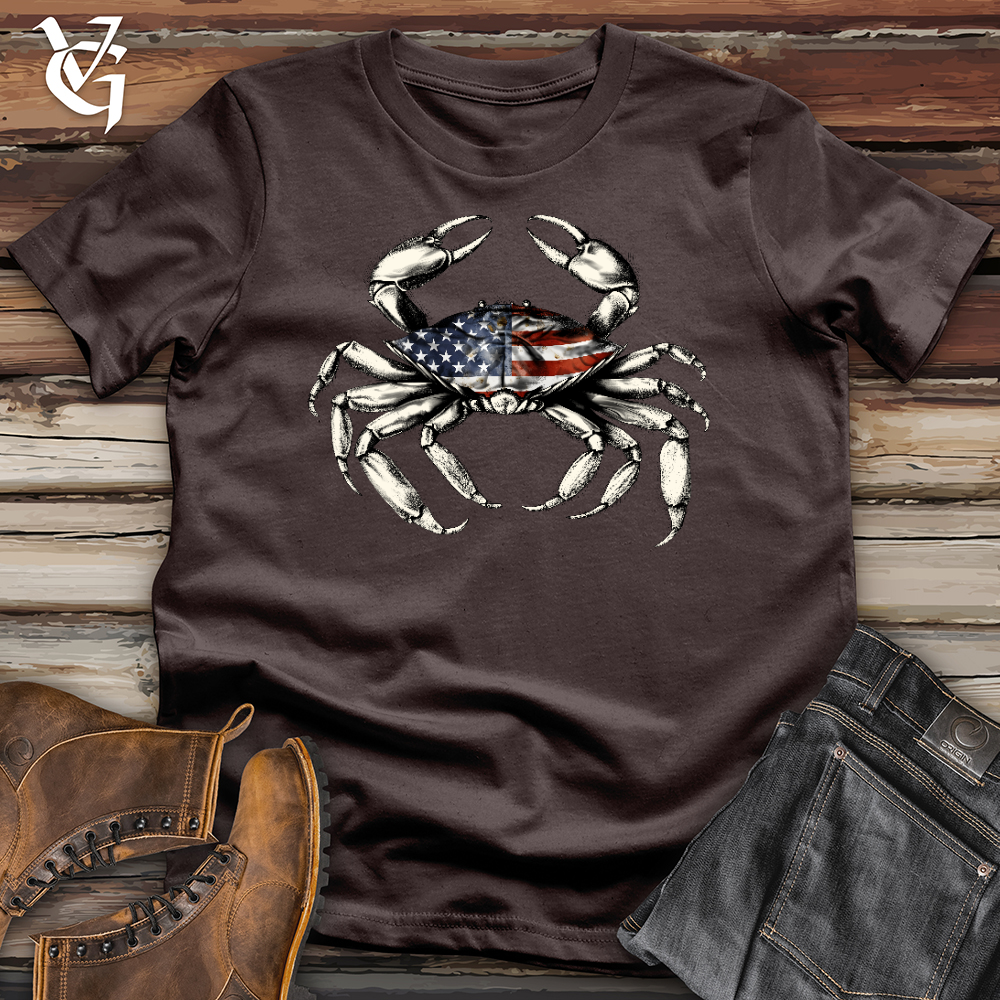 Viking Goods American Crab Softstyle Tee Dark Chocolate / L