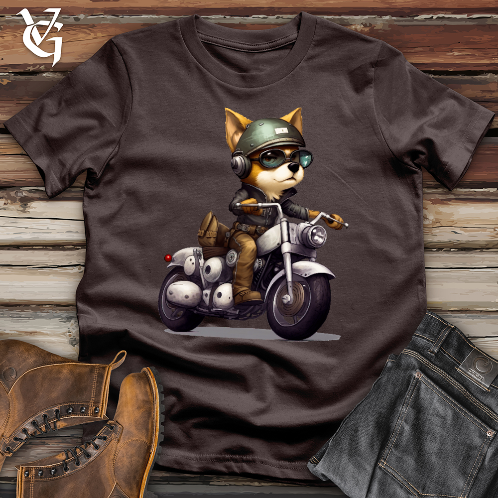 Viking Goods Biker Dog Softstyle Tee Dark Chocolate / L