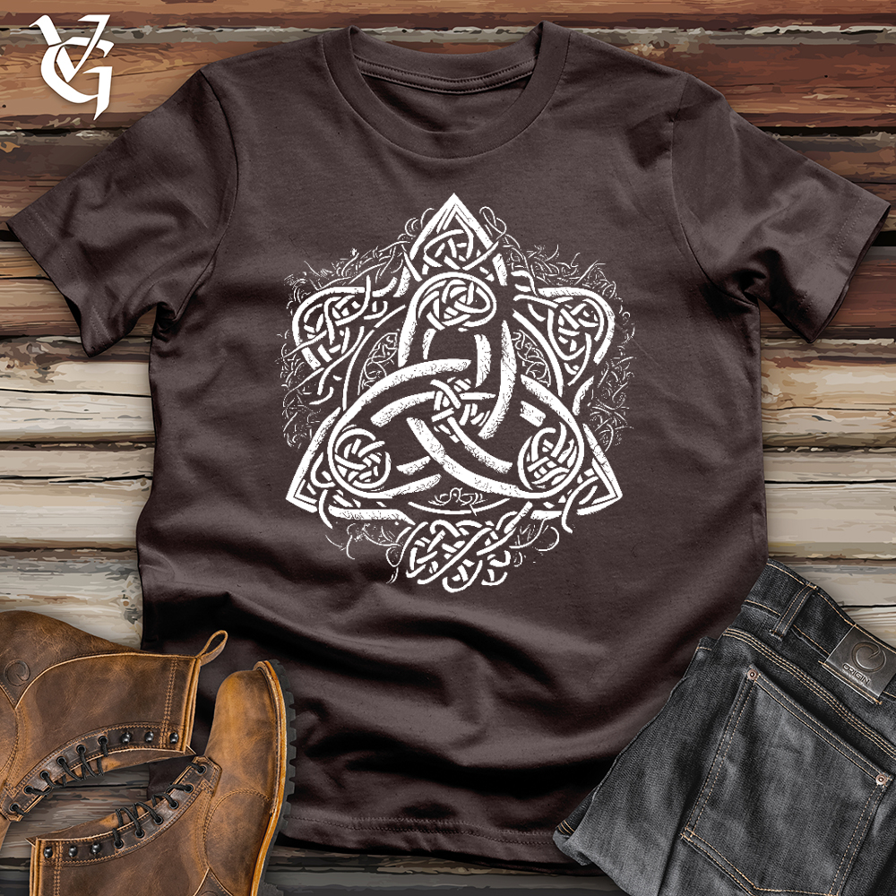 Viking Goods Celtic Trinity Softstyle Tee Dark Chocolate / L