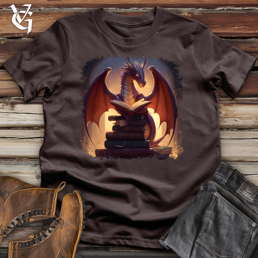 Viking Goods Diligent Dragon Softstyle Tee Dark Chocolate / L