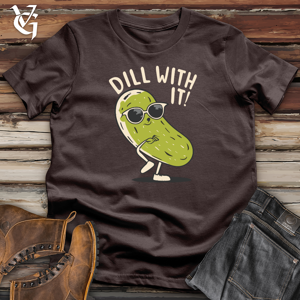 Viking Goods Dill With It Softstyle Tee Dark Chocolate / L