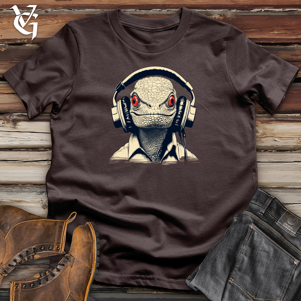 Viking Goods DJ Lizard Softstyle Tee Dark Chocolate / L