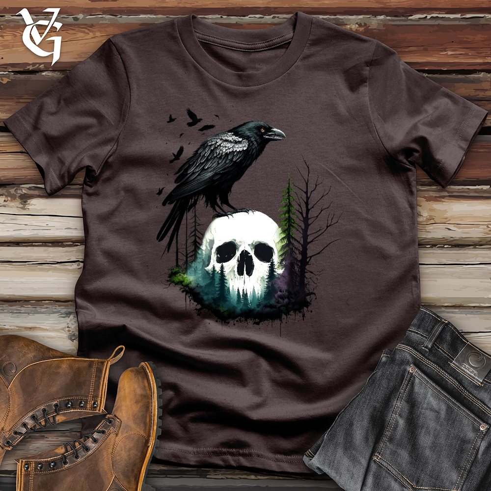 Viking Goods Doomsday Raven Softstyle Tee Dark Chocolate / L