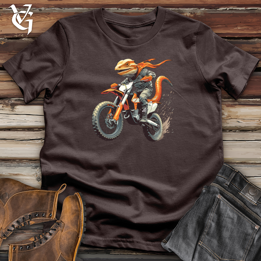 Viking Goods Dragon Biker Softstyle Tee Dark Chocolate / L