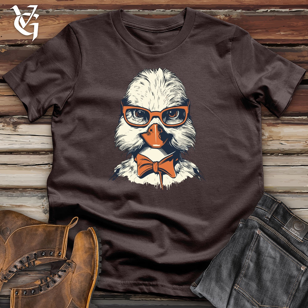 Viking Goods Duck Pondside Ponder Softstyle Tee Dark Chocolate / L