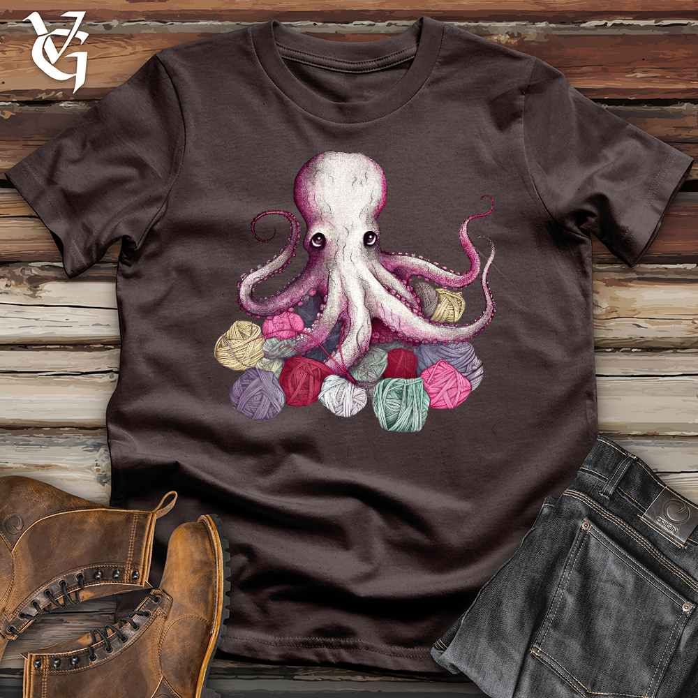 Knitting Octopus Softstyle Tee