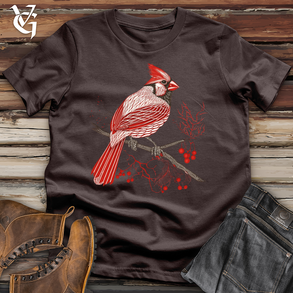 Viking Goods Lacy Cardinal Softstyle Tee Dark Chocolate / L