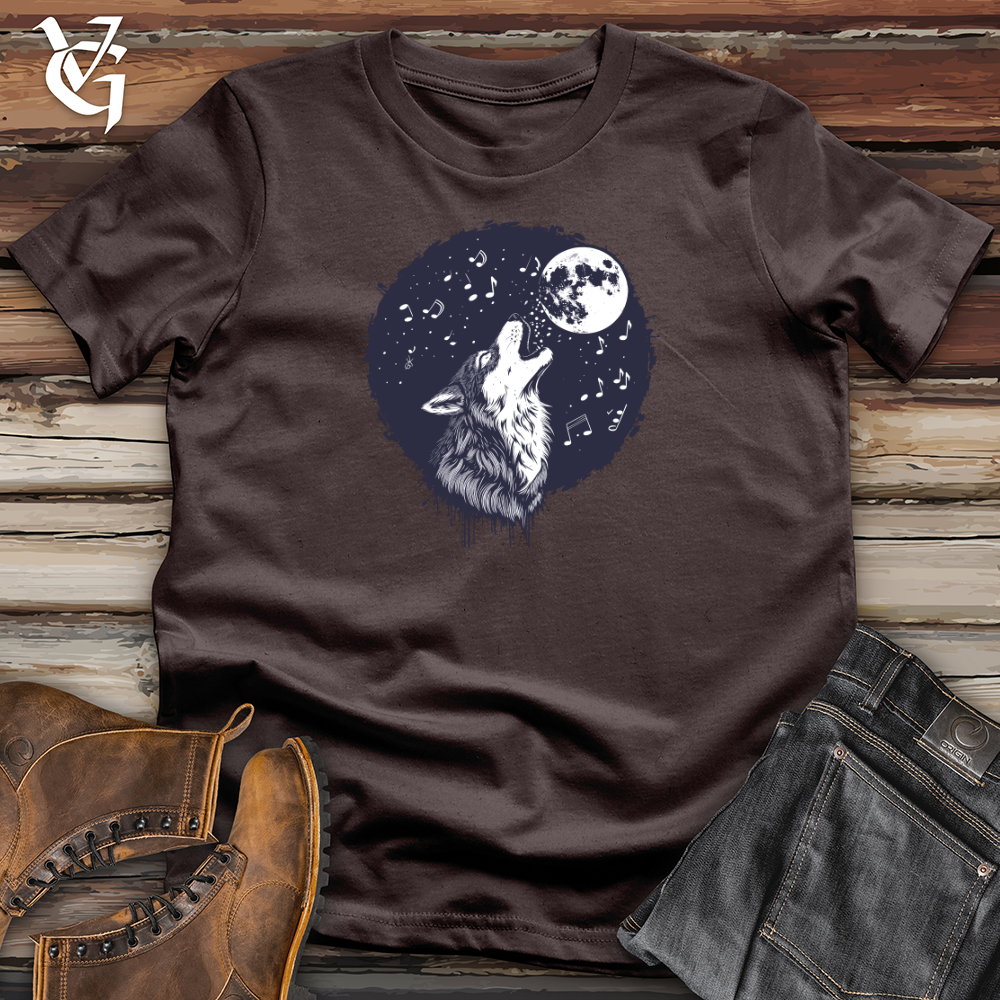 Viking Goods Lunar Wolf Ballad Softstyle Tee Dark Chocolate / L