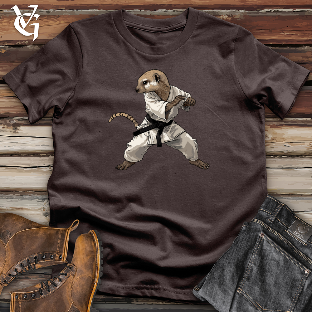 Viking Goods Meerkat Martial Arts Softstyle Tee Dark Chocolate / L