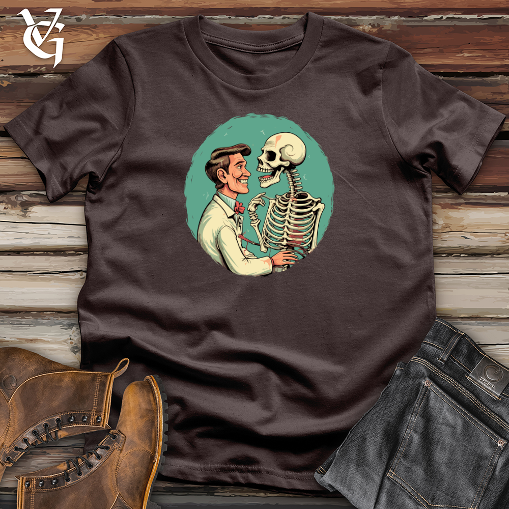 Viking Goods Nostalgic Dental Duo Softstyle Tee Dark Chocolate / L