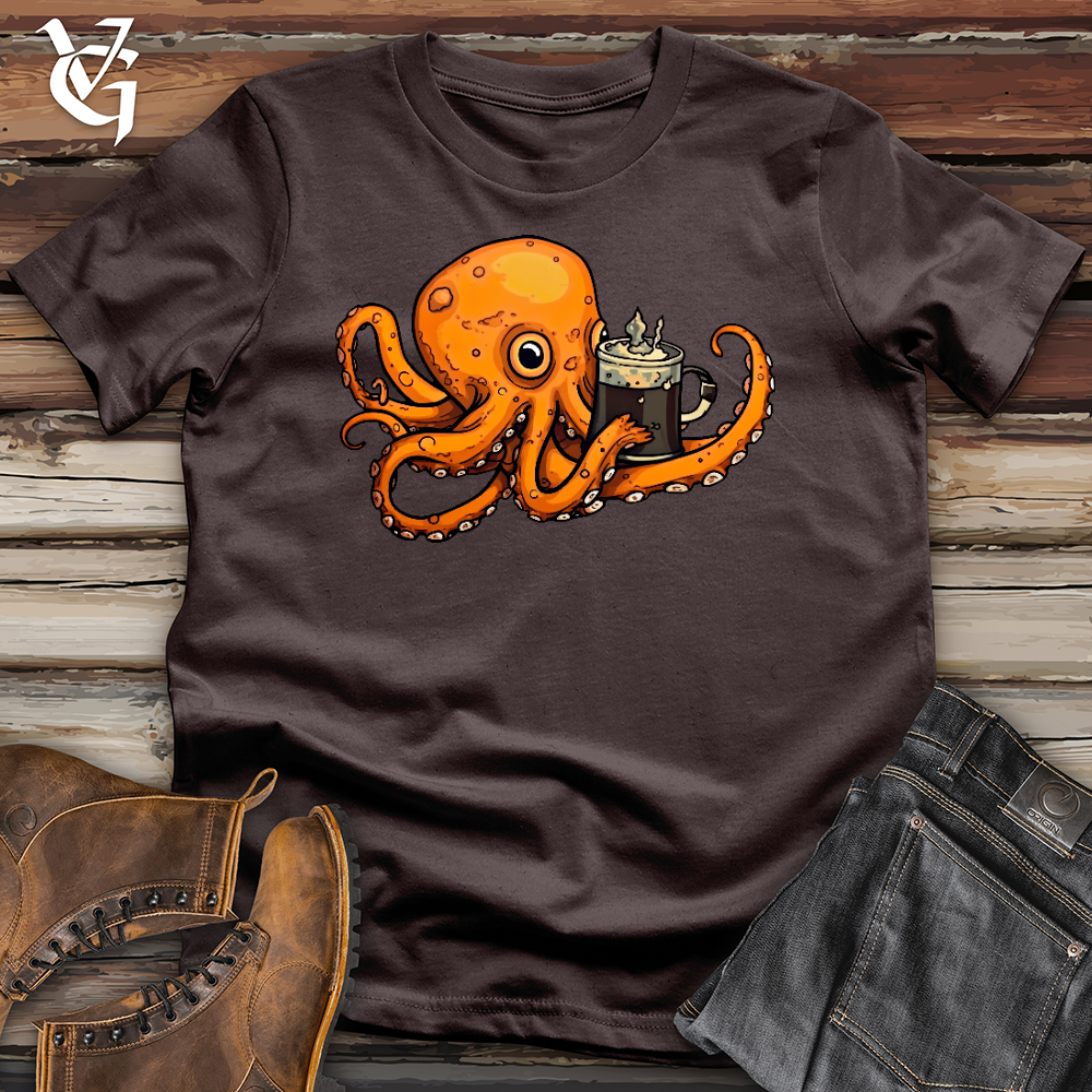 Viking Goods Octo Barista Softstyle Tee Military Green / L