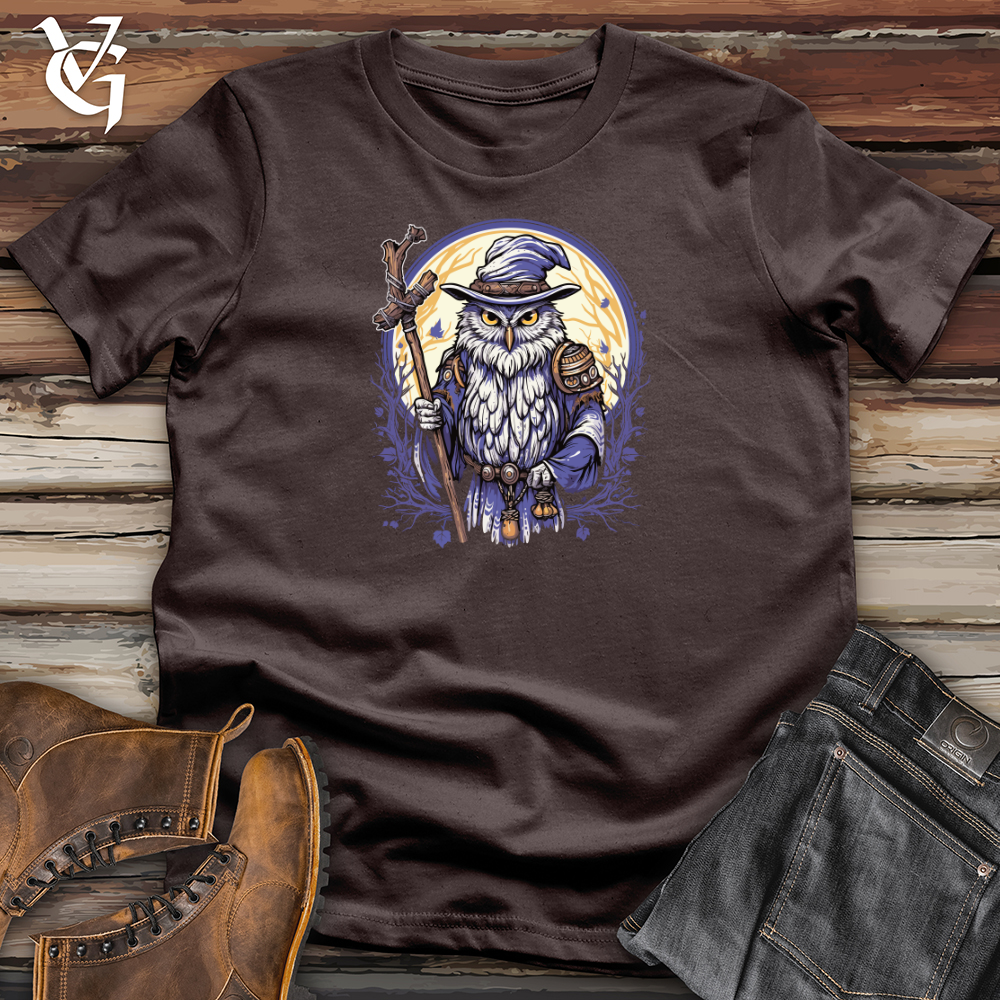 Viking Goods Owl Wizardry Moon Softstyle Tee Dark Chocolate / L