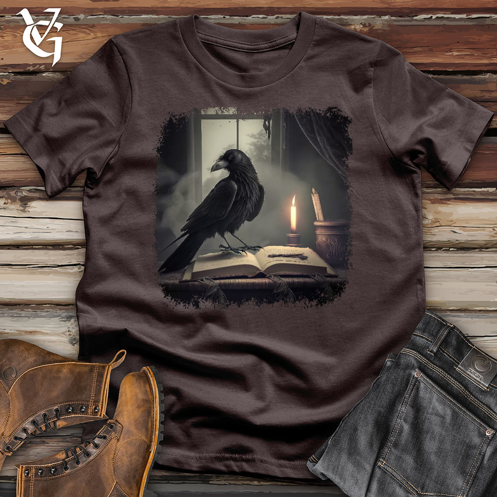 Viking Goods Raven Writer Softstyle Tee Dark Chocolate / L