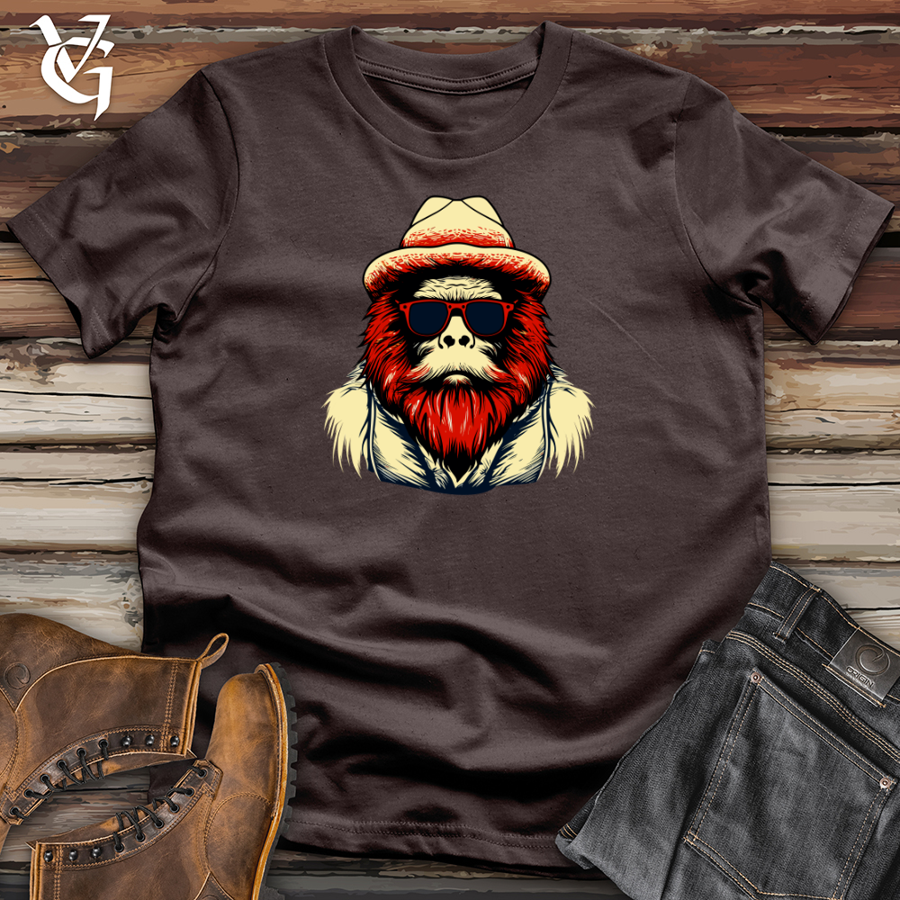Viking Goods Retro Boss Yeti Softstyle Tee Dark Chocolate / L