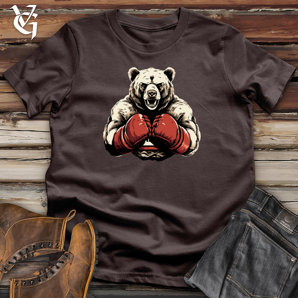 Viking Goods Retro Ring Bear Softstyle Tee Dark Chocolate / L