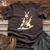 Viking Goods Retro Scooting Rabbit Softstyle Tee Dark Chocolate / L