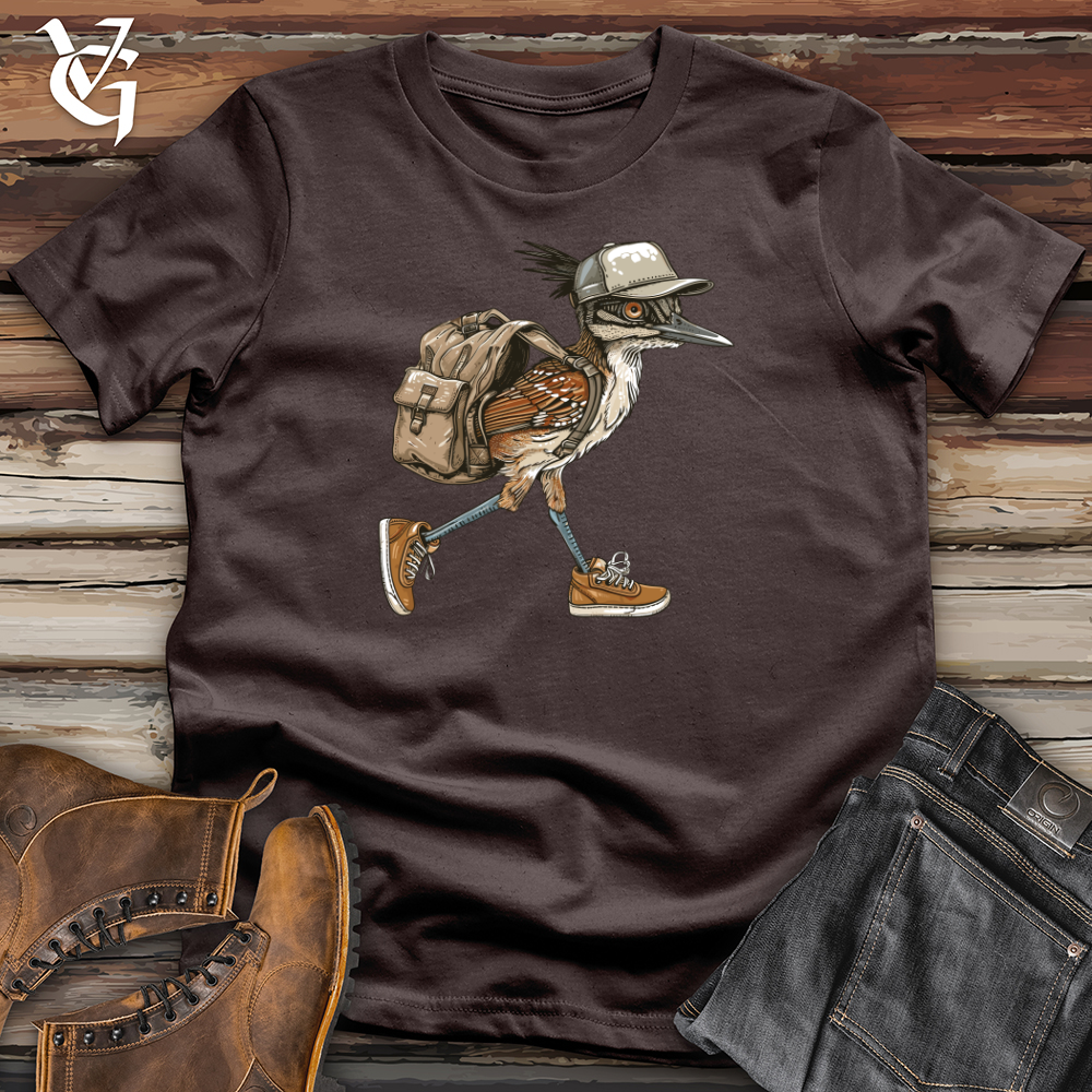 Viking Goods Roadrunner Hiking Trek Softstyle Tee Dark Chocolate / L