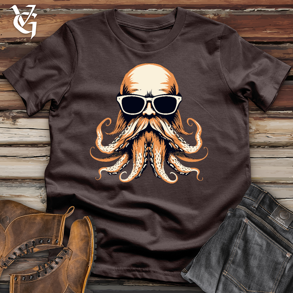 Viking Goods Shady Sea Beast Softstyle Tee Dark Chocolate / L