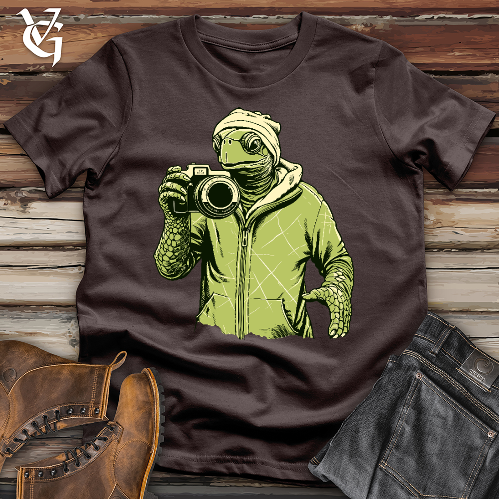 Viking Goods Shell Shutter Softstyle Tee Dark Chocolate / L