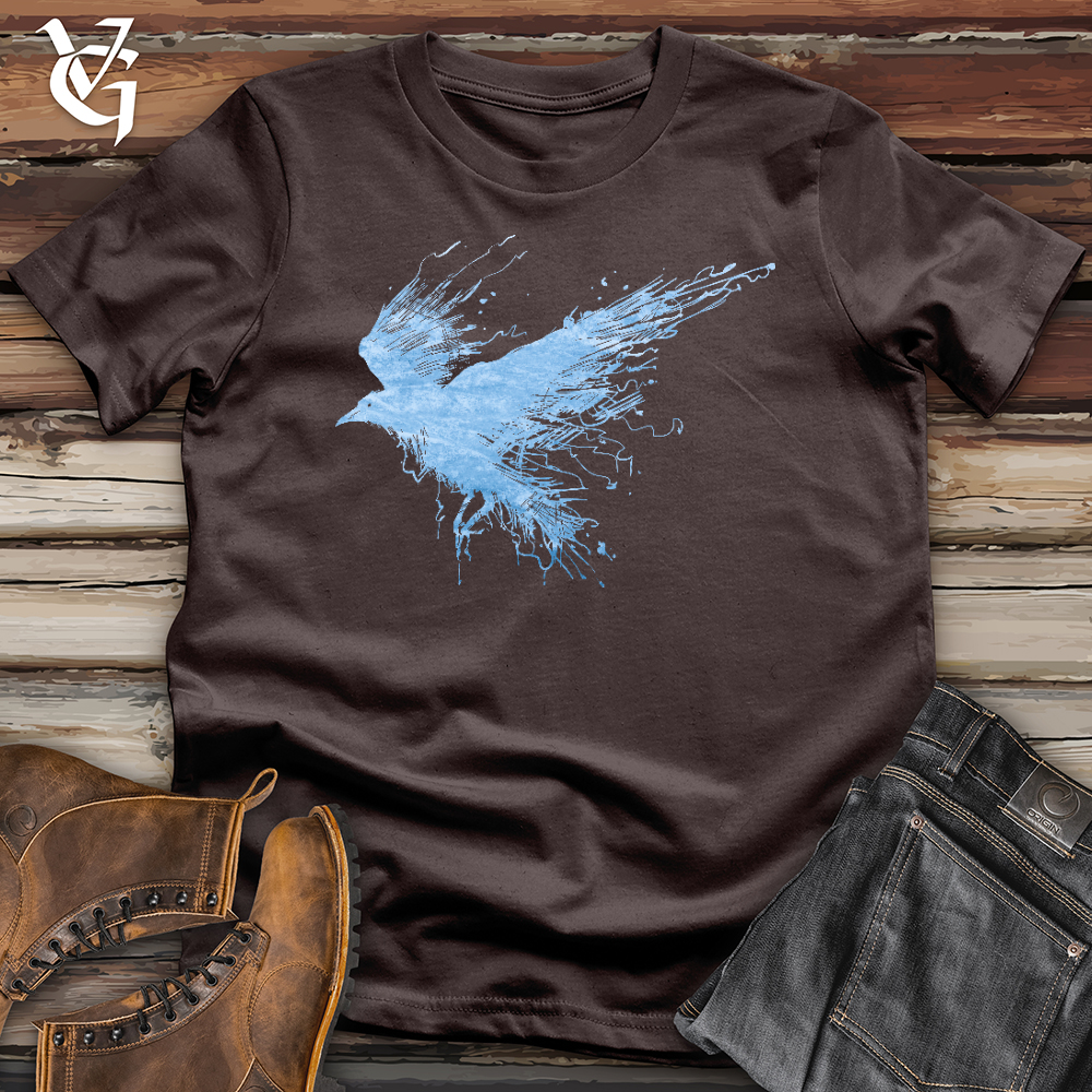 Viking Goods Smokey Winter Raven Softstyle Tee Dark Chocolate / L