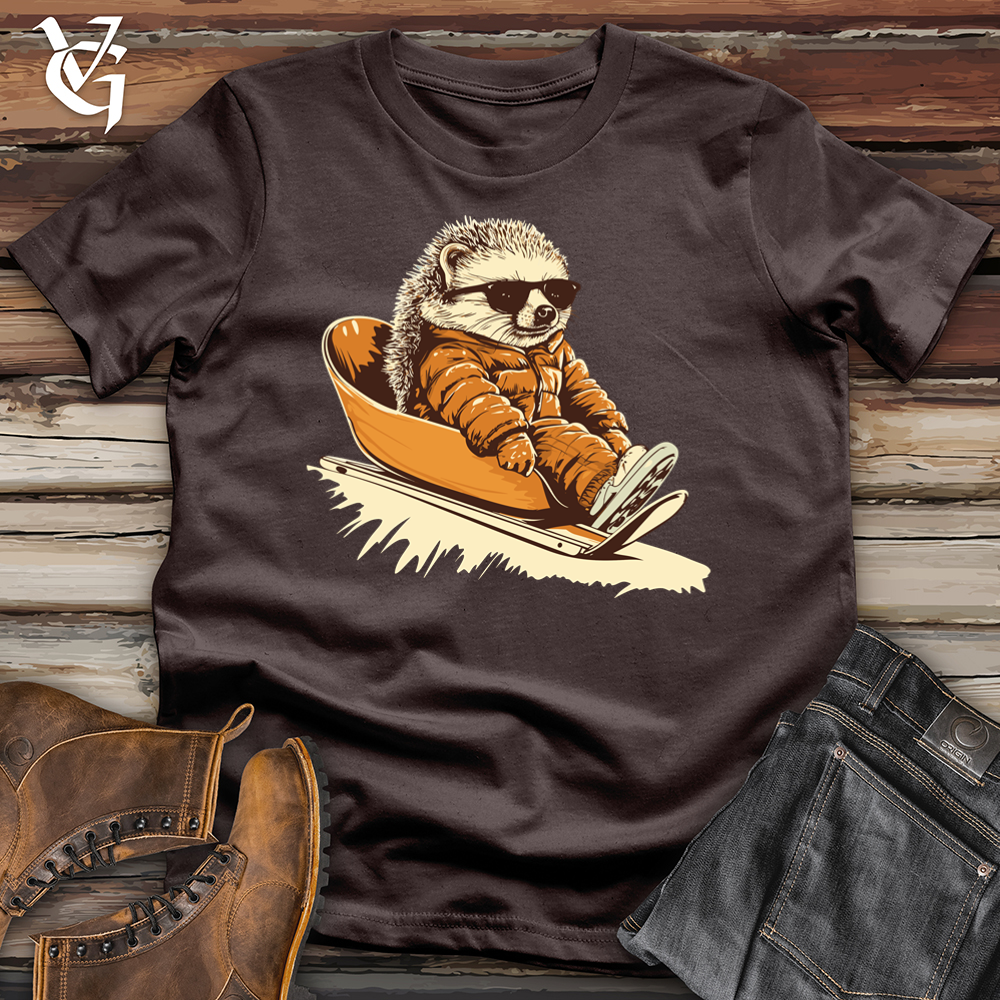 Viking Goods Spiky Slopes Softstyle Tee Dark Chocolate / L