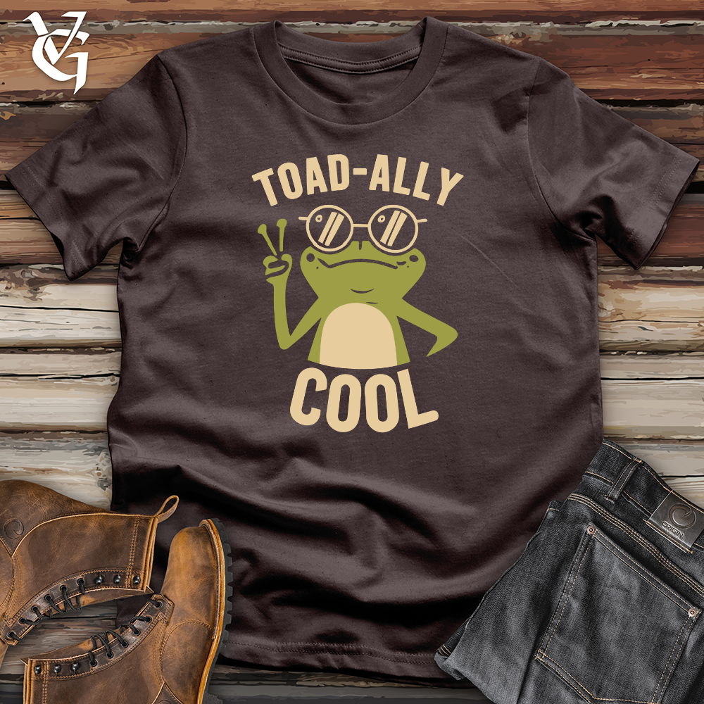 Viking Goods Toad Ally Cool Softstyle Tee Dark Chocolate / L