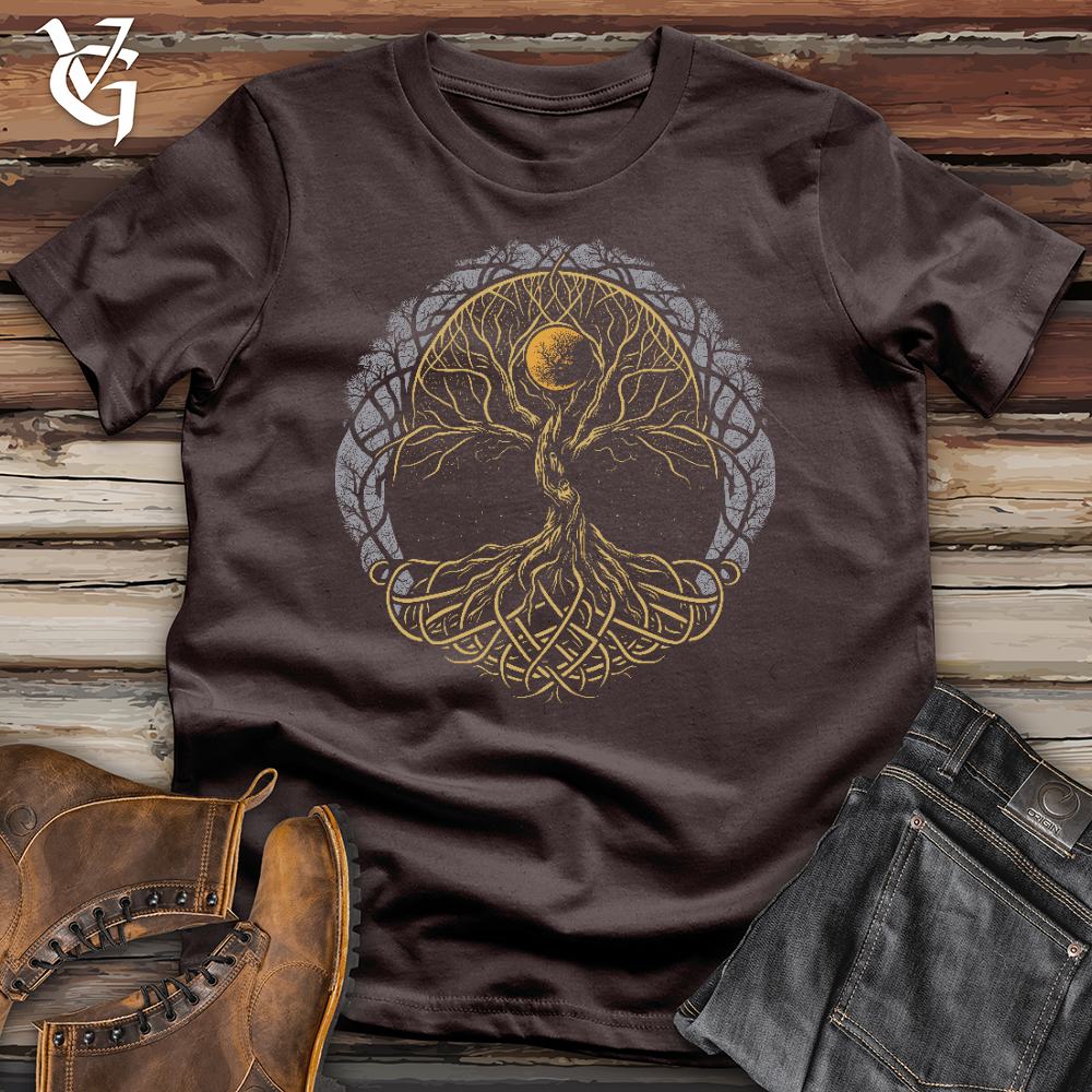 Viking Goods Trinity Tree of Life Softstyle Tee Dark Chocolate / L