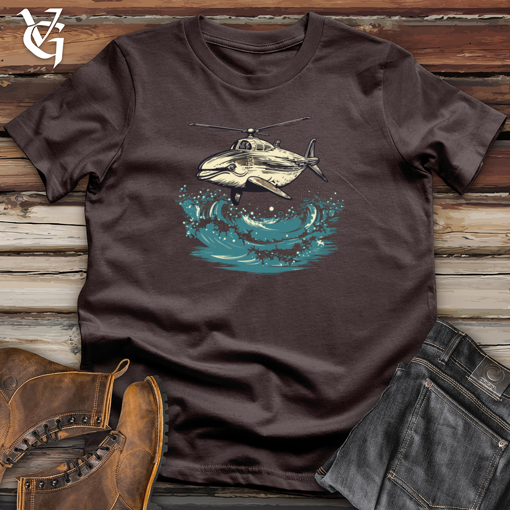 Viking Goods Vintage Chopper Sea Softstyle Tee Dark Chocolate / L