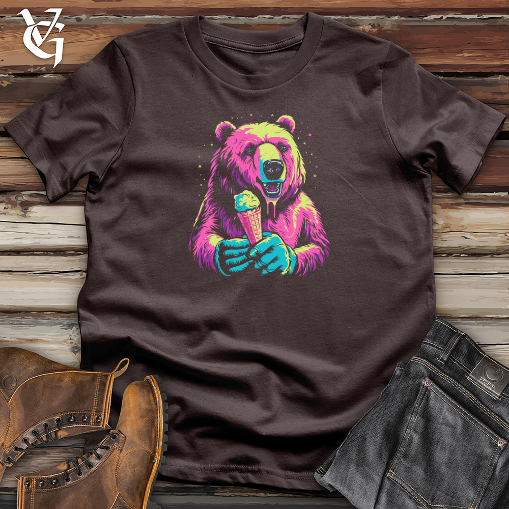 Viking Goods Vintage Cosmic Ice Cream Bear Softstyle Tee Dark Chocolate / L